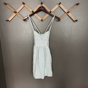 Abercrombie & Fitch White Spaghetti Strap Sundress Casual